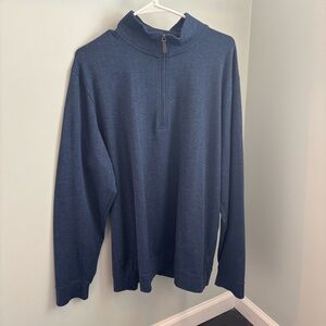 Vineyard Vines Men's Navy Zip-Up Sweater